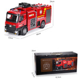 Darrahopens Baby & Kids > Ride On Cars, Go-karts & Bikes > Ride On Cars Huina 1:14 RC Fire Truck Toy Car Water Cannon Gun Construction Kids Toy