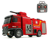 Darrahopens Baby & Kids > Ride On Cars, Go-karts & Bikes > Ride On Cars Huina 1:14 RC Fire Truck Toy Car Water Cannon Gun Construction Kids Toy