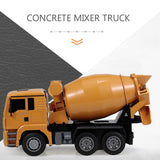Darrahopens Baby & Kids > Ride On Cars, Go-karts & Bikes > Ride On Cars Huina 1/18 RC Engineering Construction Concrete Cement Mixer Truck Remote Control Toy Kids Gift