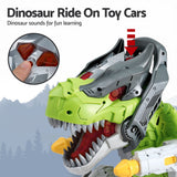 Darrahopens Baby & Kids > Ride On Cars, Go-karts & Bikes > Ride On Cars Keezi Kids Dinosaur Ride On Push Car Toy with Spray Function Indoor Outdoor Toys