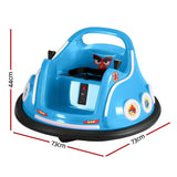 Darrahopens Baby & Kids > Ride On Cars, Go-karts & Bikes > Ride On Cars Kids Ride On Car Bumper Electric Toys Cars with Remote Control Stickers Light Blue Pink