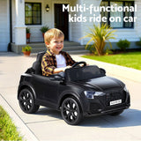 Darrahopens Baby & Kids > Ride On Cars, Go-karts & Bikes > Ride On Cars Kids Ride On Car Licensed RSQ8 Electric Toy Black Remote 12V Cars Black