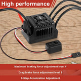 Darrahopens Baby & Kids > Ride On Cars, Go-karts & Bikes > Ride On Cars New Brushless Sensorless ESC, 60A Waterproof Dustproof Brushless Smart ESC, Sensorless Motor Combo, Multiple Protection Brushless ESC for 1/10 RC Car Truck Outdoor (T Plug) In Australia - Darrahopens