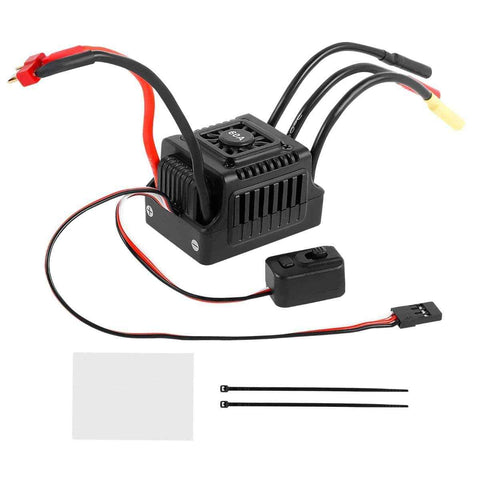 Darrahopens Baby & Kids > Ride On Cars, Go-karts & Bikes > Ride On Cars New Brushless Sensorless ESC, 60A Waterproof Dustproof Brushless Smart ESC, Sensorless Motor Combo, Multiple Protection Brushless ESC for 1/10 RC Car Truck Outdoor (T Plug) In Australia - Darrahopens