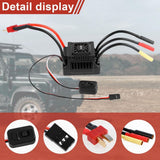 Darrahopens Baby & Kids > Ride On Cars, Go-karts & Bikes > Ride On Cars New Brushless Sensorless ESC, 60A Waterproof Dustproof Brushless Smart ESC, Sensorless Motor Combo, Multiple Protection Brushless ESC for 1/10 RC Car Truck Outdoor (T Plug) In Australia - Darrahopens