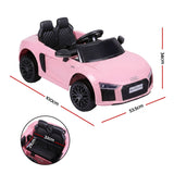 Darrahopens Baby & Kids > Ride On Cars, Go-karts & Bikes > Ride On Cars Ride On Car Licensed Audi R8 12V Electric Car for Kids Battery Pink In Australia - Darrahopens
