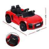 Darrahopens Baby & Kids > Ride On Cars, Go-karts & Bikes > Ride On Cars Ride On Car Licensed Audi R8 12V Electric Car for Kids Battery Red In Australia - Darrahopens