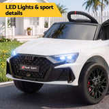 Darrahopens Baby & Kids > Ride On Cars, Go-karts & Bikes > Ride On Cars Ride On Car Licensed Audi RS3 Car for Kids 12V Remote Control White In Australia - Darrahopens