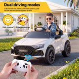 Darrahopens Baby & Kids > Ride On Cars, Go-karts & Bikes > Ride On Cars Ride On Car Licensed Audi RS3 Car for Kids 12V Remote Control White In Australia - Darrahopens