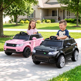 Darrahopens Baby & Kids > Ride On Cars, Go-karts & Bikes > Ride On Cars Rigo Kids Electric Ride On Car Black Pink Ride-On Toy with Remote Control