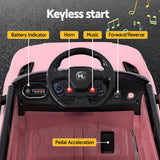 Darrahopens Baby & Kids > Ride On Cars, Go-karts & Bikes > Ride On Cars Rigo Kids Electric Ride On Car Black Pink Ride-On Toy with Remote Control