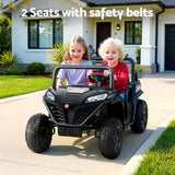 Darrahopens Baby & Kids > Ride On Cars, Go-karts & Bikes > Ride On Cars Rigo Kids Ride On Car Electric Toys Cars Headlight Music Remote Control Black