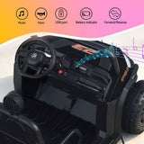 Darrahopens Baby & Kids > Ride On Cars, Go-karts & Bikes > Ride On Cars Rigo Kids Ride On Car Electric Toys Cars Headlight Music Remote Control Black