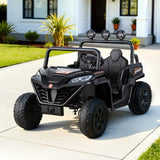 Darrahopens Baby & Kids > Ride On Cars, Go-karts & Bikes > Ride On Cars Rigo Kids Ride On Car Electric Toys Cars Headlight Music Remote Control Black