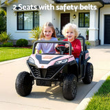 Darrahopens Baby & Kids > Ride On Cars, Go-karts & Bikes > Ride On Cars Rigo Kids Ride On Car Electric Toys Cars Headlight Music Remote Control Pink
