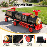 Darrahopens Baby & Kids > Ride On Cars, Go-karts & Bikes > Ride On Cars Rigo Kids Ride on Car Train 12V Electric Toy 2 Seater 136cm In Australia - Darrahopens
