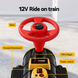 Darrahopens Baby & Kids > Ride On Cars, Go-karts & Bikes > Ride On Cars Rigo Kids Ride on Car Train 12V Electric Toy 2 Seater 136cm In Australia - Darrahopens