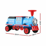 Darrahopens Baby & Kids > Ride On Cars, Go-karts & Bikes > Ride On Cars Rigo Kids Ride on Car Train 12V Electric Toy 2 Seaters Storage 87cm Blue In Australia - Darrahopens