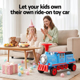 Darrahopens Baby & Kids > Ride On Cars, Go-karts & Bikes > Ride On Cars Rigo Kids Ride on Car Train 12V Electric Toy 2 Seaters Storage 87cm Blue In Australia - Darrahopens