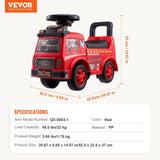 Darrahopens Baby & Kids > Ride On Cars, Go-karts & Bikes > Ride On Cars VEVOR Ride On Push Car for Toddlers, Ages 1-3, Ride Racer, Sit to Stand Toddler Ride On Toy, Classic Kids Ride On Car with Music Steering Wheel & Under Seat Storage, Ride On Toy for Boys Girls, Red