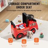 Darrahopens Baby & Kids > Ride On Cars, Go-karts & Bikes > Ride On Cars VEVOR Ride On Push Car for Toddlers, Ages 1-3, Ride Racer, Sit to Stand Toddler Ride On Toy, Classic Kids Ride On Car with Music Steering Wheel & Under Seat Storage, Ride On Toy for Boys Girls, Red