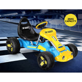 Darrahopens Baby & Kids > Ride on Cars, Go-karts & Bikes Rigo Kids Pedal Go Kart Ride On Toys Racing Car Plastic Tyre Blue