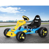 Darrahopens Baby & Kids > Ride on Cars, Go-karts & Bikes Rigo Kids Pedal Go Kart Ride On Toys Racing Car Plastic Tyre Blue