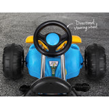 Darrahopens Baby & Kids > Ride on Cars, Go-karts & Bikes Rigo Kids Pedal Go Kart Ride On Toys Racing Car Plastic Tyre Blue