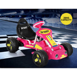 Darrahopens Baby & Kids > Ride on Cars, Go-karts & Bikes Rigo Kids Pedal Go Kart Ride On Toys Racing Car Plastic Tyre Pink