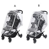 Darrahopens Baby & Kids > Strollers > Stroller & Pram Accessories Universal Rain Cover for Strollers Compatible with Most Brands, Weatherproof Snow and Rain Protection