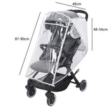 Darrahopens Baby & Kids > Strollers > Stroller & Pram Accessories Universal Rain Cover for Strollers Compatible with Most Brands, Weatherproof Snow and Rain Protection