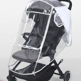 Darrahopens Baby & Kids > Strollers > Stroller & Pram Accessories Universal Rain Cover for Strollers Compatible with Most Brands, Weatherproof Snow and Rain Protection