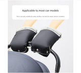Darrahopens Baby & Kids > Strollers > Stroller & Pram Accessories Warm gloves for strollers - water-repellent gloves for winter and snowy days - cold-resistant gloves for strollers - windproof and thickened (black)