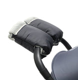 Darrahopens Baby & Kids > Strollers > Stroller & Pram Accessories Warm gloves for strollers - water-repellent gloves for winter and snowy days - cold-resistant gloves for strollers - windproof and thickened (black)