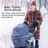 Darrahopens Baby & Kids > Strollers > Stroller & Pram Accessories {xj}Stroller gloves, stroller mittens with warm fleece and cotton DXGHC