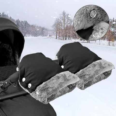 Darrahopens Baby & Kids > Strollers > Stroller & Pram Accessories {xj}Stroller gloves, stroller mittens with warm fleece and cotton DXGHC
