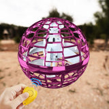 Darrahopens Baby & Kids > Toys 2pcs PURPLE Flying Ball Mini Hand UFO Toys Drone Helicopter Hover Quadcopter Kids Toys Gifts