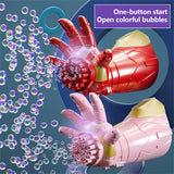 Darrahopens Baby & Kids > Toys Bubblerainbow Porous Luminous Bubble Gun for Kids Fully Automatic Leak-proof Children Toy