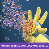 Darrahopens Baby & Kids > Toys Bubblerainbow Porous Luminous Bubble Gun for Kids Fully Automatic Leak-proof Children Toy
