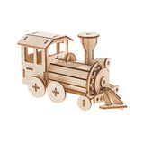 Darrahopens Baby & Kids > Toys Build and Paint your own locomotive train Kids wood model toy train-plywood DIY kit