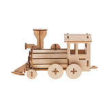 Darrahopens Baby & Kids > Toys Build and Paint your own locomotive train Kids wood model toy train-plywood DIY kit