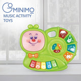 Darrahopens Baby & Kids > Toys Gominimo Kids Piano Keyboard Music Toys with Snail Shape Design Green