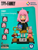 Darrahopens Baby & Kids > Toys Kalos 31cm Anya Forger Face Changing Building Block Figure Spy X Family