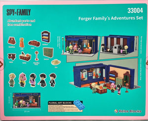 Darrahopens Baby & Kids > Toys Kalos Spy X Family Forger Family's Adventure Building Block Set Tailor Shop
