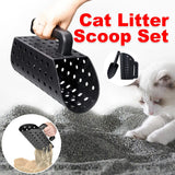 Darrahopens Commercial > Commercial Others > Commercial Cleaning Equipment 2PCS Cat Litter Scoop Durable Plastic Cleaning Shovel Kitty Box Waste Removal