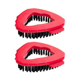 Darrahopens Commercial > Commercial Others > Commercial Cleaning Equipment 2PCS Triangle Rotating Mop Head Replacement Floor Brush Universal Cleaning Mop