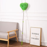 Darrahopens Commercial > Commercial Others > Commercial Cleaning Equipment Green Long Handle Ceiling Fan Duster with Hollow Microfiber Head and Extendable Stainless Steel Pole for High Reach Home Cleaning Efficiency