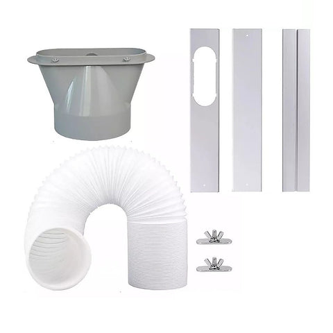 Darrahopens Commercial > Commercial Others > Commercial Cleaning Equipment Portable Air Conditioner Window Slide Kit Part Exhaust Adaptor Hose Pipe & Plate