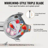 Darrahopens Commercial > Commercial Others > Commercial Cleaning Equipment VEVOR Commercial Immersion Blender, 350W Heavy Duty Hand Mixer, 12 inch Stepless Variable Speed Mixer with Stainless Steel Blade, Multi-Purpose Portable Mixer for Soup, Sauces, Mashed Potatoes, Cream