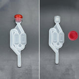 Darrahopens Commercial > Commercial Others > Distilling & Brewing 2Pcs Fermenter Airlock S Bubble Type Air Lock Home Brew Beer Wine